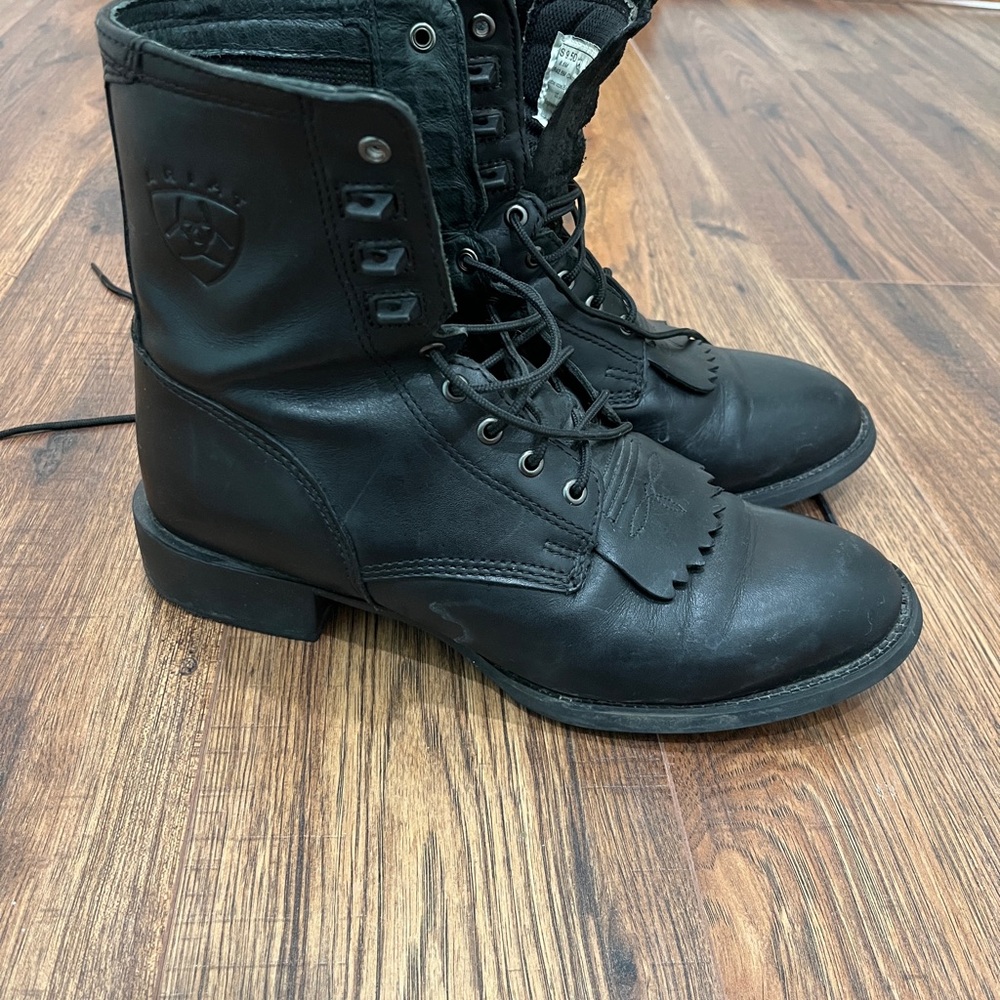 Ariat Black Lace-Up Men's Boots